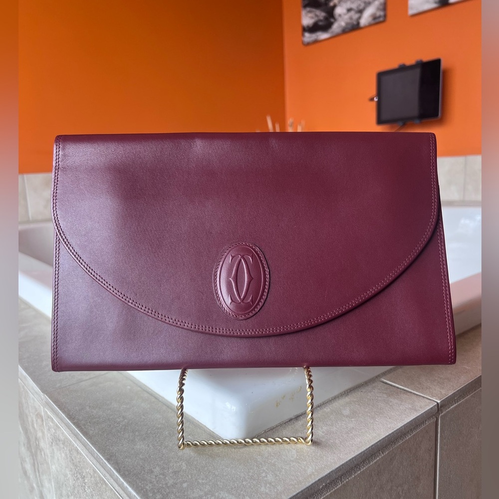 Cartier Vintage Must Line Clutch Bag